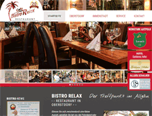 Tablet Screenshot of oberstdorf.bistro-relax.de